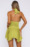 VESTITO MINI HALTER DRAPEATO