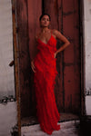 Zara - Vestito Maxi con Volant