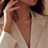 Nohr – Catena curb piatta in oro 16k