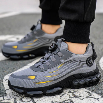 Scarpe di protezione da uomo con fibbia rotante