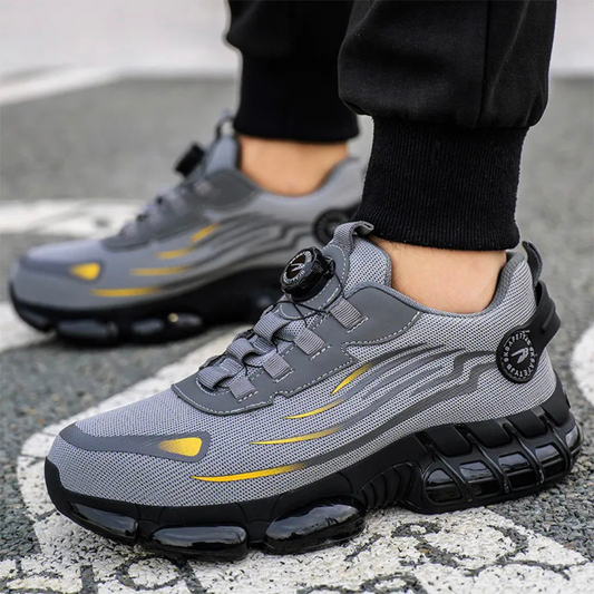 Scarpe di protezione da uomo con fibbia rotante