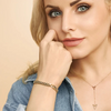 Fenja - Bracciale cubano in oro 16k