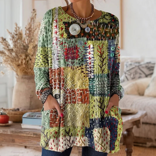 Blusa Casual Vintage