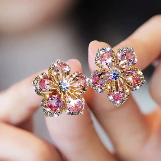 Orecchini in Zirconia Multicolore in Argento Sterling
