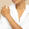 Leonora - Collana con Iniziale in Oro 18k