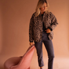 Rachael | Giacca Chic con Stampa Leopardata