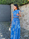 Camilla - Completo stampato Top e Gonna
