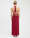ABITO LUNGO HALTER CON SCHIENA SCOPERTA