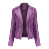 Ameliora - Giacca in Pelle Casual Elegante