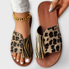 Clara™ - Sandali in Stampa Animale Bicolore