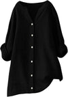 Aava™ | Leggera camicia in cotone e lino dallo stile estivo