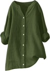 Aava™ | Leggera camicia in cotone e lino dallo stile estivo