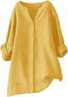 Aava™ | Leggera camicia in cotone e lino dallo stile estivo