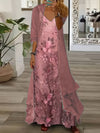 Serena™ – Set Elegante 2 Pezzi Halter con Stampa Floreale • Multicolore