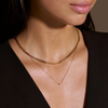Nohr – Catena curb piatta in oro 16k