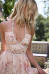 VESTITO IN TESSUTO TAPPETO ROSA COTONE
