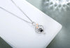 Collana Zampe Felici con cuore, dado e simbolo dell'infinito