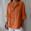 Noora™ | Blusa in lino rilassata per un'eleganza senza tempo