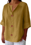 Leviana™ | Blusa in Lino Casual