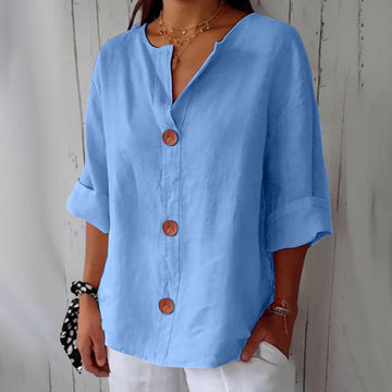 Leviana™ | Blusa in Lino Casual
