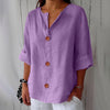 Leviana™ | Blusa in Lino Casual