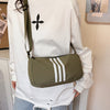 Borsa a Tracolla Casual a Righe da Donna