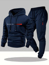Parisian — Set Felpa con Cappuccio e Pantaloni Sportivi
