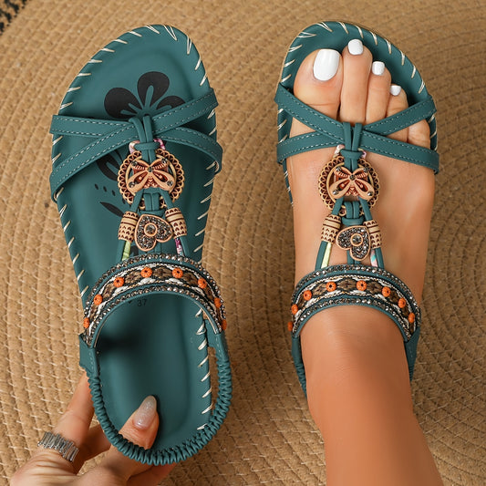 Sandali Estivi da Spiaggia con Strass