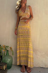 Bianca - Vestito Plunge Cut-Out in Cotone