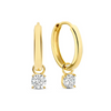 Skadi - Set di orecchini con pietre in oro 14k