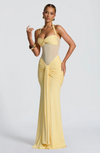 ABITO LUNGO HALTER RUFFLE