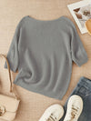 Maglia in Viscosa con Scollo Ampio