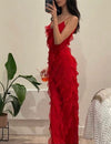 Zara - Vestito Maxi con Volant
