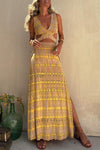 Bianca - Vestito Plunge Cut-Out in Cotone