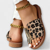 Clara™ - Sandali in Stampa Animale Bicolore