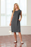 10 Fiona - Vestido midi antiarrugas