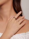 Anello d'argento con motivo di zampa