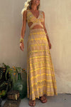 Bianca - Vestito Plunge Cut-Out in Cotone