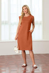 10 Fiona - Vestido midi antiarrugas