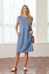 10 Fiona - Vestido midi antiarrugas
