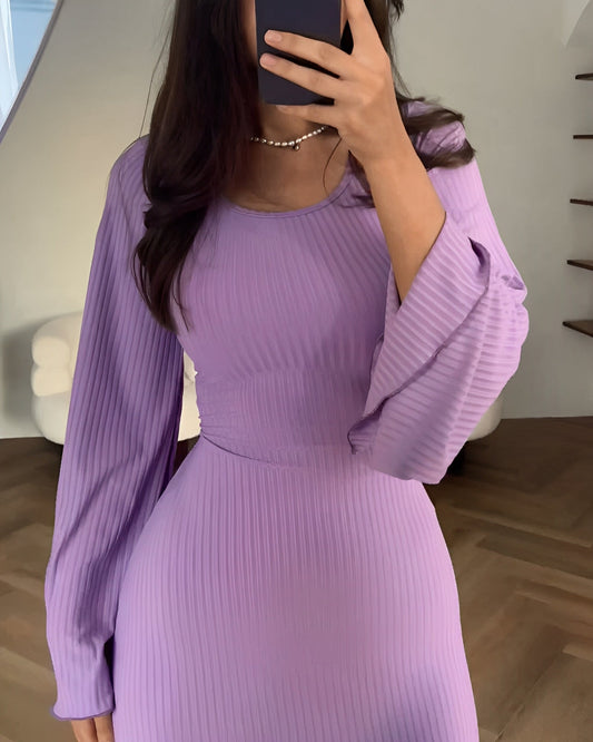 Aiah - Elegante Abito Maxi Tricot