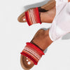 36 CELINA™ – Sandalias planas con cuentas y estilo bohemio