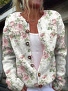 Freya™ | Maglione con Bottoni a Fiori per Donna