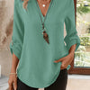 Blusa Fluida con Scollo Aperto