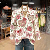 Camicetta Vintage Con Stampa Floreale