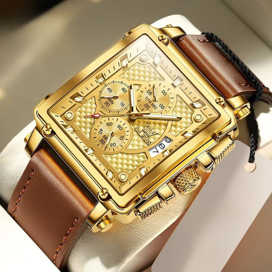 Orologio Quadrato di Lusso al Quarzo