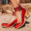 22 Ginevra™ | Scarpe con tacco a più fasce e tacco spesso