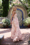VESTITO IN TESSUTO TAPPETO ROSA COTONE