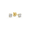 Naja - Set di Orecchini con Pietre Brillanti in Oro 14k