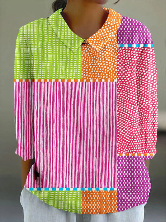 Coralyne | Blusa Colorata Vintage